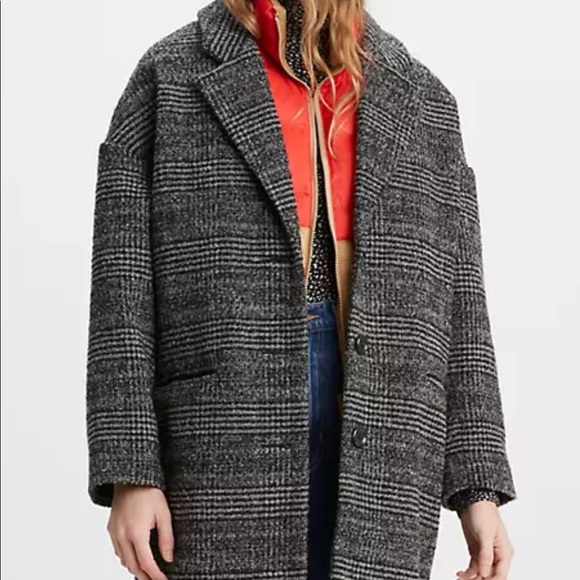 Sold. NWT Levi’s Wool Blend Cocoon Coat Size Small - Picture 13 of 14